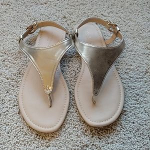 Gold sandals